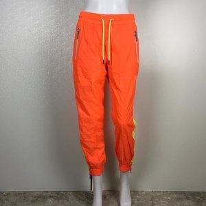 MCM Woman Straight Pants Stripes Print Logo DM26